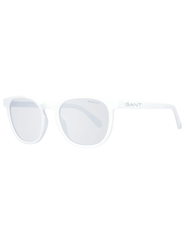 Gant Männer Sonnenbrille Rund Weiß