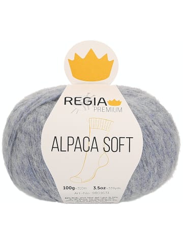 Regia Handstrickgarne Premium Alpaca Soft, 100g in Hellblau