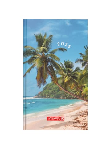 BRUNNEN Wochen-Sichtkalender 756 8,7x15,3cm 1 Woche/2 Seiten Grafik-Einband Mountain Trail 2026