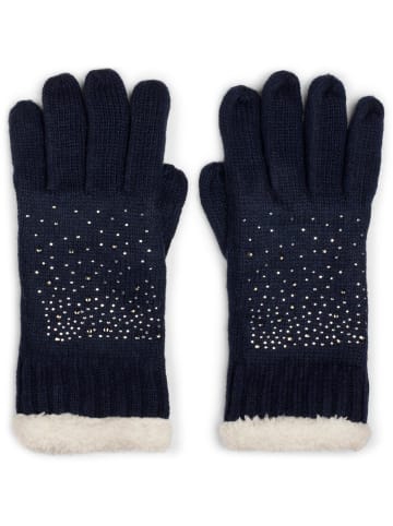 styleBREAKER Strickhandschuhe in Midnight-Blue / Dunkelblau