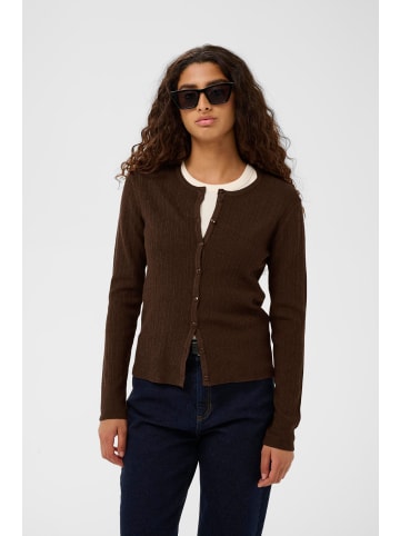 InWear Strickpullover YenahIW Gerade Passform in Coffee Brown Melange