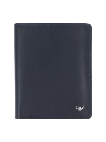 Golden Head Polo Geldbörse RFID Leder 10,5 cm marineblau