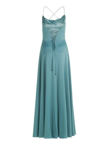 Vera Mont Abendkleid mit Wasserfallausschnitt in Cloudy Sky