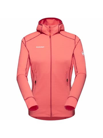 Mammut Fleecejacke Taiss Light mit Kapuze in Lachs