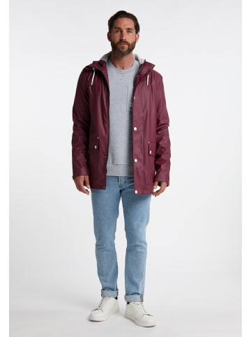 DreiMaster Herren Regenjacke in Weinrot