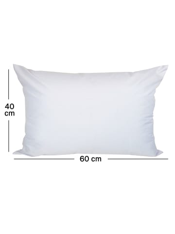 JACK 2er Set Outdoor Kissenhülle 40x60cm Uni in Weiß
