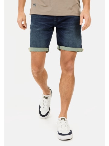 Camel Active fleXXXactive® Jeansshorts im Regular Fit in Dunkelblau