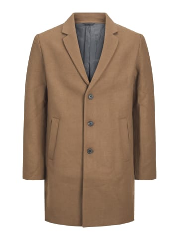 Jack & Jones Wollmantel in Khaki