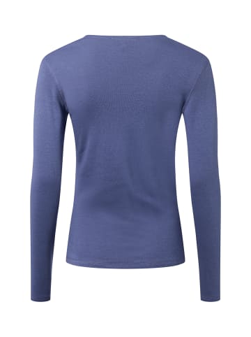 IPURI Langarmshirt in indigo