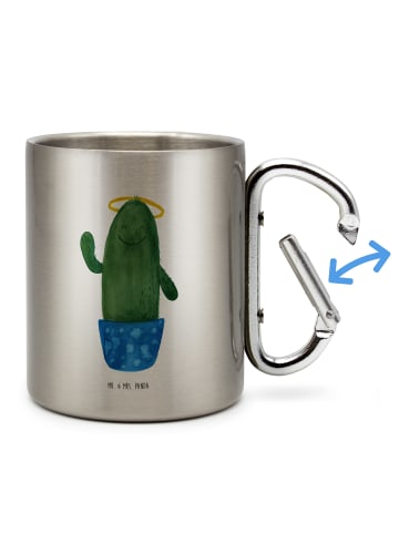 Mr. & Mrs. Panda Thermobecher Kaktus Heilig ohne Spruch in Silber