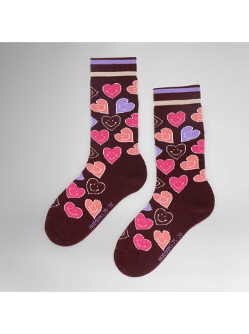 Hudson Socken Dear Fashion in deep red