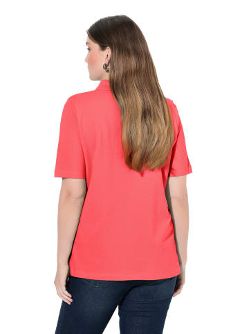 Ulla Popken Poloshirt in coralle