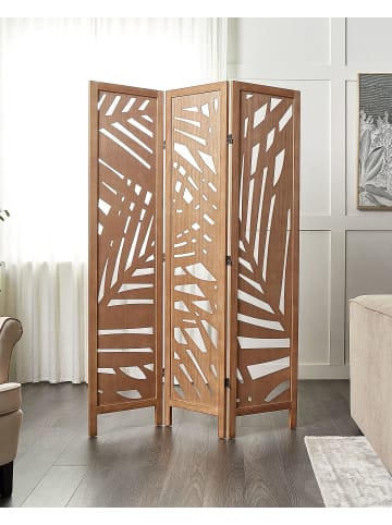 Beliani Paravent VERNAGO in Braun - (W) 122 x (H) 170 x (L) 2 cm