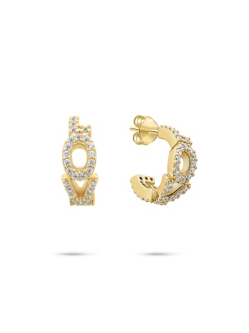 Tamaris Ohrringe - Silver Love Collection in gold