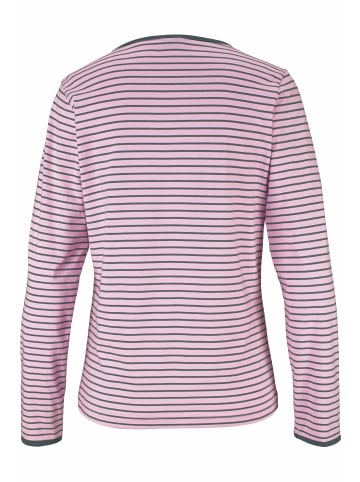 H.I.S Pyjama in rosa-anthrazit