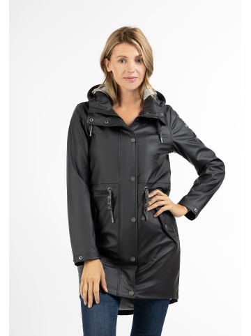 Usha Damen Regenmantel in Schwarz