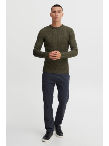 INDICODE Strickpullover IDValerio 35662MM  modischer Feinstrick Pullover in Grün
