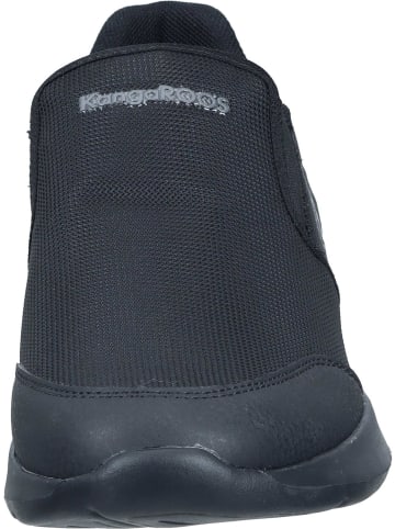 Kangaroos Slipper in jet black/mono