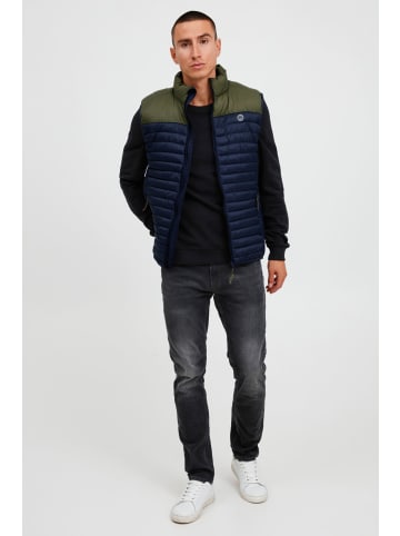 BLEND Steppweste BHKaliko 20713552 ME Colorblock Steppweste in mittelblau