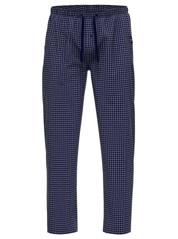 Götzburg Pyjama Hose Clubhouse in blau-dunkel-Karo