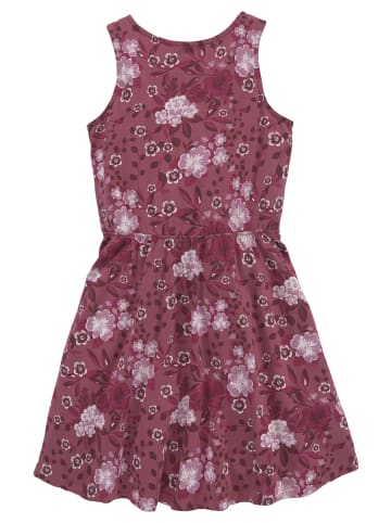 Kidsworld Jerseykleid in bordeaux-geblümt-bedruckt