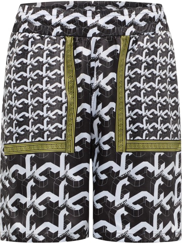 Carlo Colucci Shorts De Nadai in Schwarz / Weiß