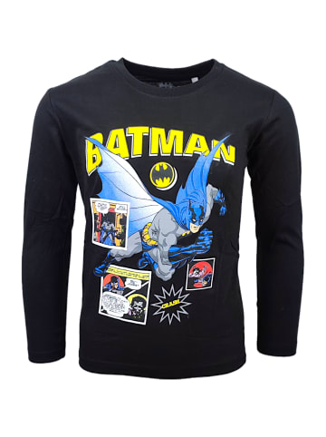 Batman Langarmshirt Batman in Schwarz