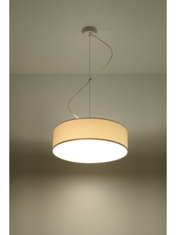Licht-Erlebnisse Pendelleuchte Ø 35 x (T)80 cm in WeißWeiß