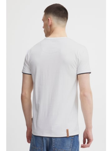 INDICODE Layershirt IDTony 40126MM Kurzarmshirt mit Knopfleiste in Weiß