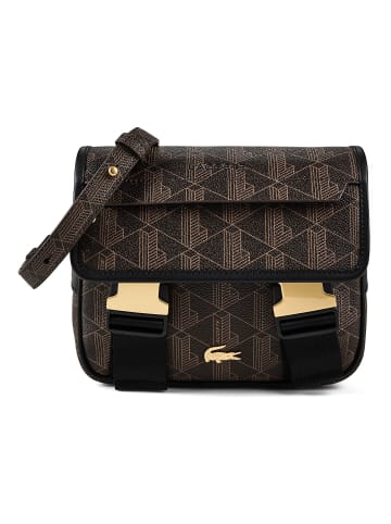 Lacoste The Blend Seasonal Umhängetasche 21 cm mono slate black shitake