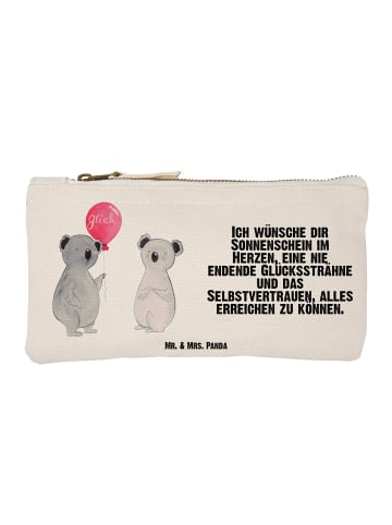 Mr. & Mrs. Panda Kosmetiktasche Koala Luftballon mit Spruch in Weiß
