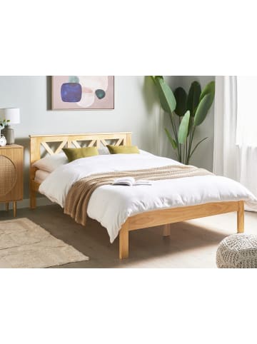 Beliani Doppelbett TANNAY in Braun - (W) 149 x (H) 90 x (L) 208 cm