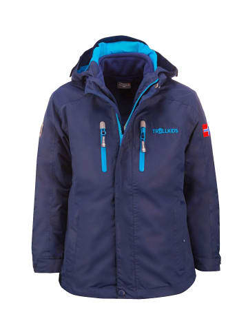 Trollkids 3in1 Jacke "Myrdal PRO" in Marineblau / Mittelblau