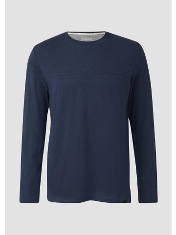 s.Oliver T-Shirt in 5826_dunkelblau
