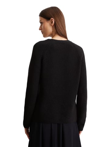 Marc O'Polo V-Neck-Strickpullover slim in Schwarz