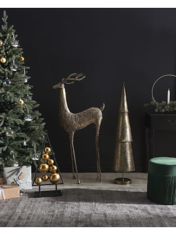Beliani Dekofigur PELLO in Gold - (W) 27 x (H) 126 x (L) 53 cm