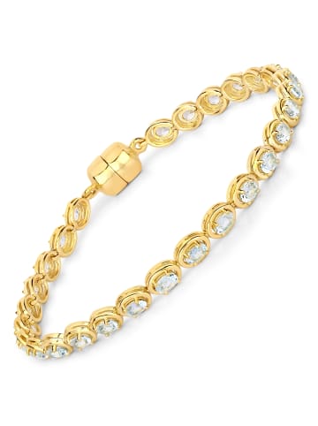 Rafaela Donata Armband Sterling Silber Blautopas in gelbgold