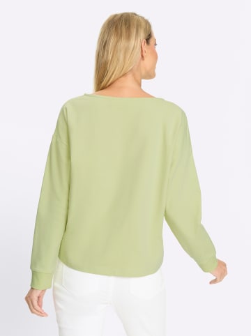 Heine Sweatshirt in pistazie