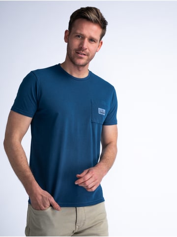 Petrol Industries T-Shirt mit Logo Amelia Island in Blau