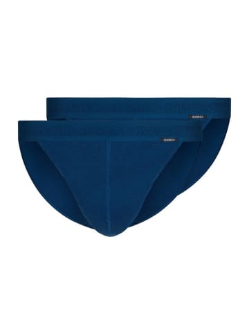 Skiny Slip 2er Pack in Blau