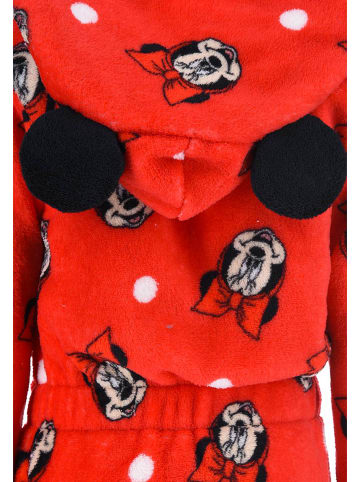 Disney Minnie Mouse Kinder Bademantel mit Kapuze in Rot