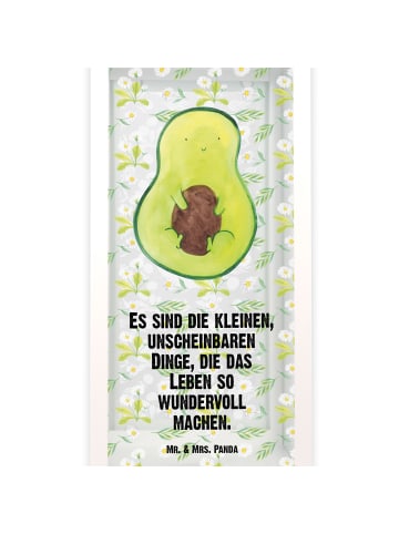 Mr. & Mrs. Panda outdoor laterne Avocado Kern mit Spruch in Transparent
