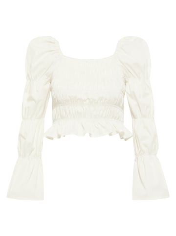 faina Damen Bluse in Wollweiss