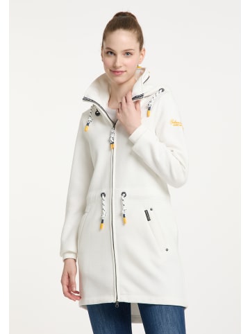 Schmuddelwedda Lange Sweatjacke in Wollweiss