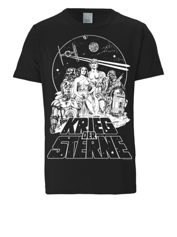 Logoshirt T-Shirt Krieg der Sterne - Emblem in schwarz