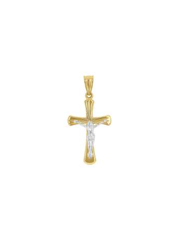 Amor Motivanhänger Gold 585/14 ct, 14ct gelbvergoldet in Bicolor
