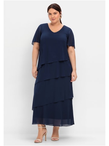 sheego Cocktailkleid in marine