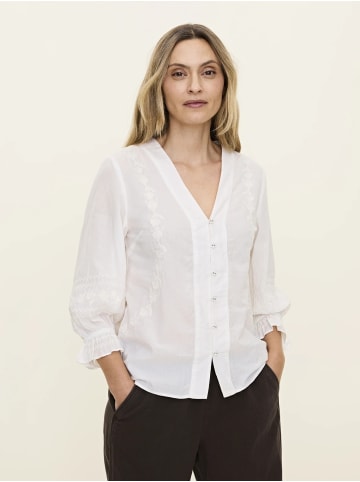 Odd Molly Shirt Garden in LIGHT CHALK