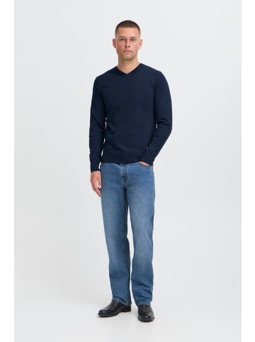 BLEND V-Ausschnitt-Pullover BHFibi in Blau