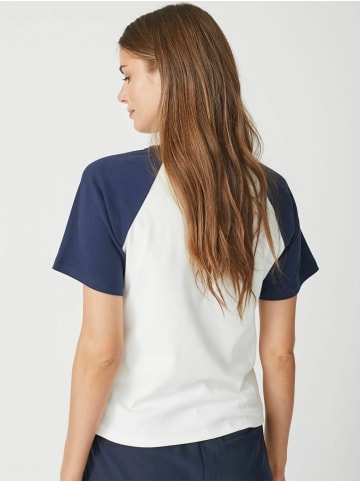 Co'couture Block Tee EdgeCC in OffwhiteNavy